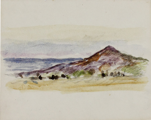 Тырса Николай Андреевич. Пейзаж. Лист из путевого альбома